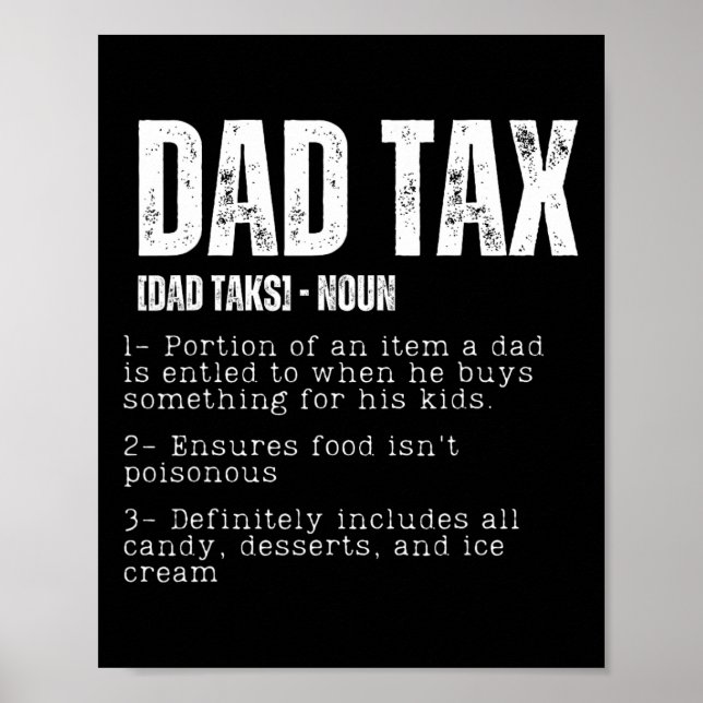 Skattedefinition Fars dag 2 i Pappa Poster (Framsidan)