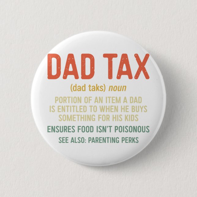 Skattedefinition Fars dag Shirt 2 Knapp (Framsida)