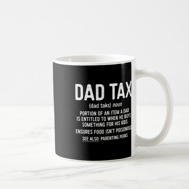 Skattedefinition Fars dag Shirt Kaffemugg (Höger)