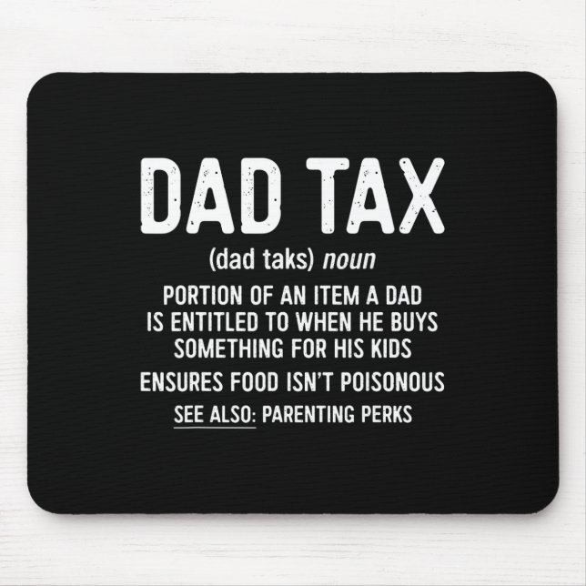 Skattedefinition Fars dag Shirt Musmatta (Framsidan)