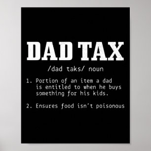 Skattedefinition, funny Fars dag 2 Poster