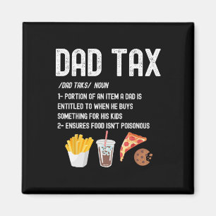 Skattedefinition Funny Fars dag pappa Humor Pappa Magnet
