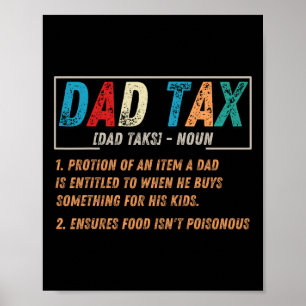 Skattedefinition Manar Funny Fars dag 1 Poster