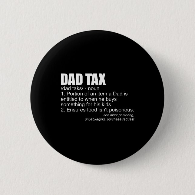 Skattedefinitionsfunktion Manar Fars dag Gift Papp Knapp (Framsida)
