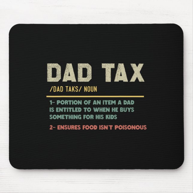 Skattedefinitionsfunny Fars dag Musmatta (Framsidan)