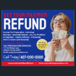 Skatteförberedelse (förberedare) Refund Flyer<br><div class="desc">Dessa professioneller som ägnar sig åt att ta tag i mallar för skatteförberedelser för anpassade är underbara för det lilla företaget för skatteförberedelser/skatterådgivning.</div>