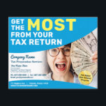 Skatteförberedelse (förberedare) Refund Flyer<br><div class="desc">Dessa professioneller som ägnar sig åt att ta tag i mallar för skatteförberedelser för anpassade är underbara för det lilla företaget för skatteförberedelser/skatterådgivning.</div>