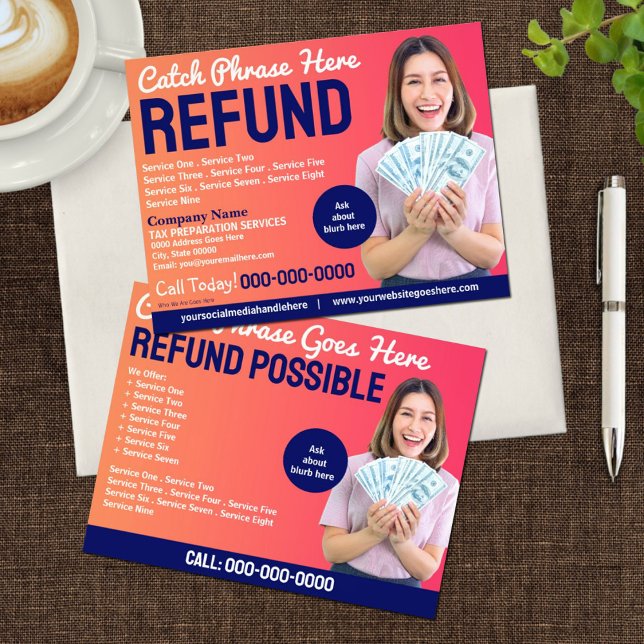 Skatteförberedelse (förberedare) Refund Flyer (Skapare uppladdad)