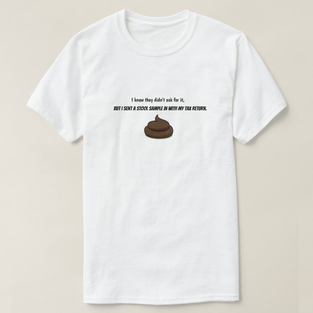 Skattehumor T Shirt (Design framsida)