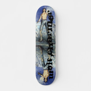 Skattekatapp för Varg Charmer Fantasy Skateboard Bräda 21,5 Cm