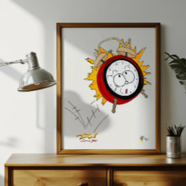 Skattekonst 1040 Väckarklocka Bokhållare Poster