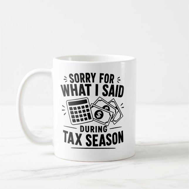 Skattekontorspresent för CPA-proffs Kaffemugg (Vänster)