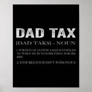 Skattelättnad i Pappa Bästa Pappa-definition Poster