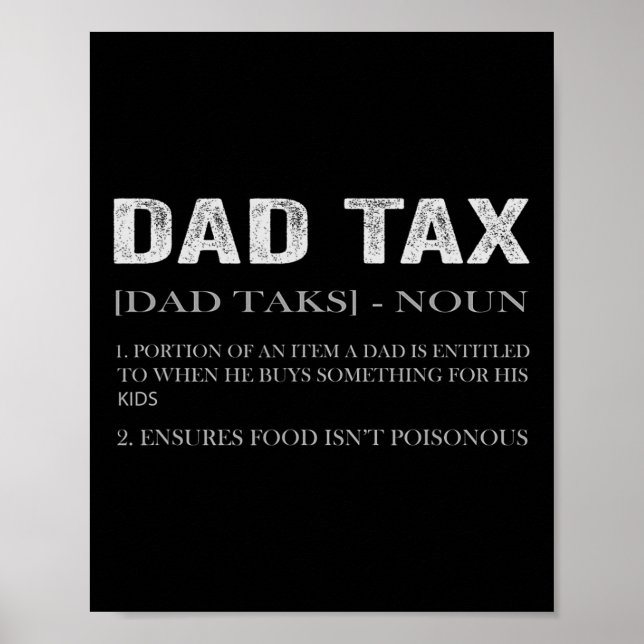 Skattelättnad i Pappa Bästa Pappa-definition Poster (Framsidan)