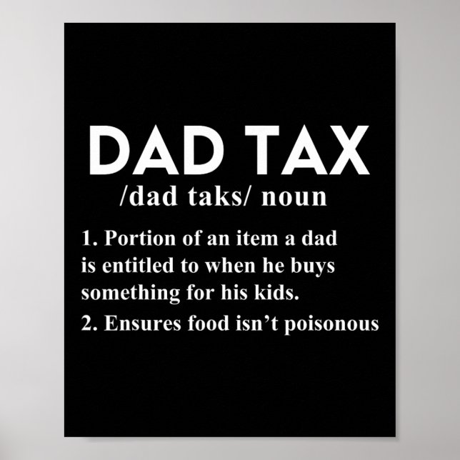 Skattemässig definition av Far pappa Pappa 1 Poster (Framsidan)