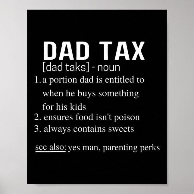 Skattemässig skatt i Pappa Fars dag 3 Poster (Framsidan)
