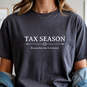 Skatteperiod Revisor Bokföring Roligt T Shirt