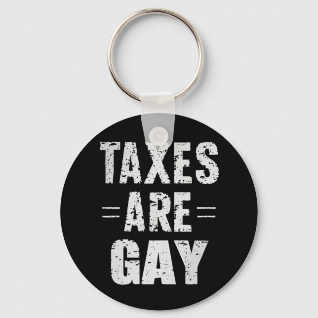 Skatter Är Gay Nyckelring (Framsida)