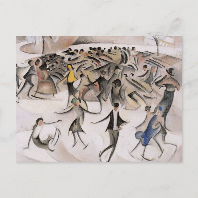 Skatter i Bois de Boulogne av Alice Bailly Vykort (Framsida)
