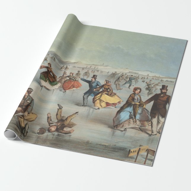 Skatter i Central Park, New York Presentpapper (Utrullad)