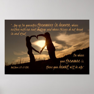Skatter i den himmelMatthew 6:19 - Verse för 21 Poster