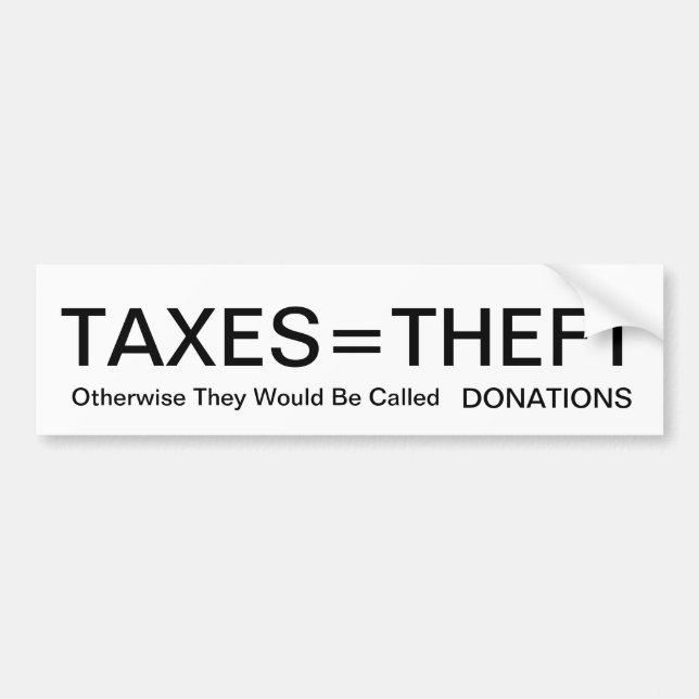 Skatter likställer stöld bildekal (Framsidan)