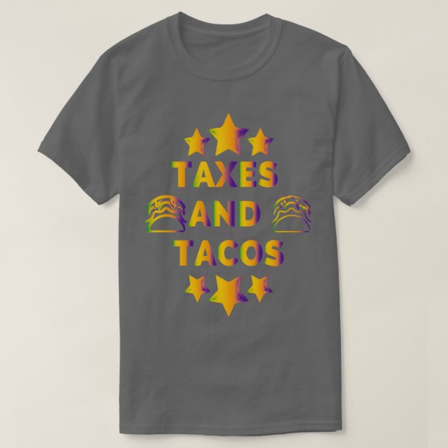 Skatter och Tacos T Shirt (Design framsida)