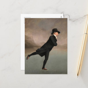 Skatter på Duddingston Loch av Henry Raeburn Helg Vykort
