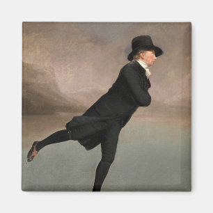 Skatter på Duddingston Loch av Henry Raeburn Magnet
