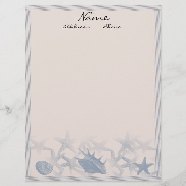 Skatter vid havsbrevhuvudet brevhuvud (Framsida)