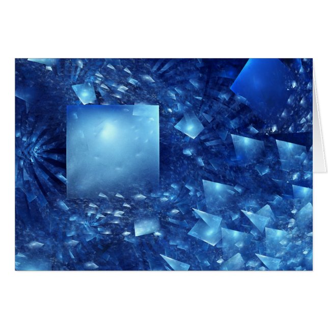 Skatterad Spegel Hälsningskort (Framsidan Horizontal)