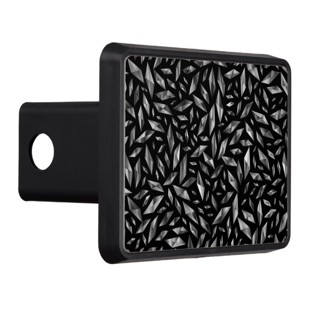 Skatterad svart och vit  dragkroksskydd (Höger)