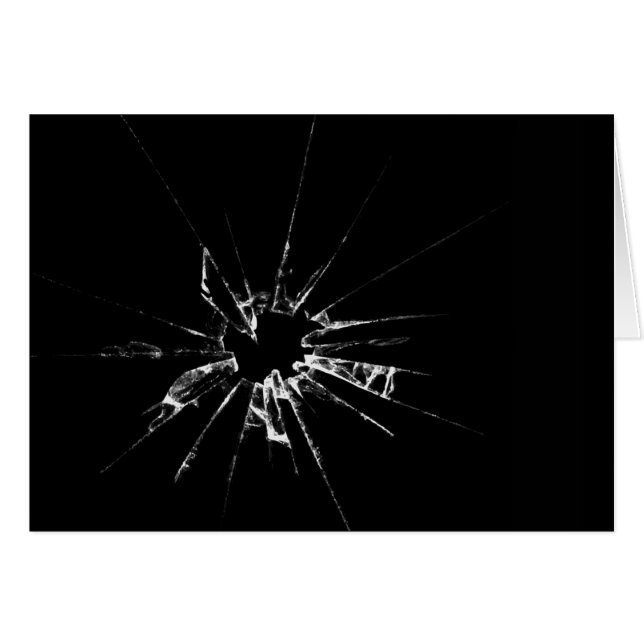 Skatterat glas hälsningskort (Framsidan Horizontal)