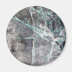 Skatterat glas magnet