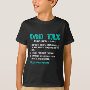 Skattesport Funny Pappa-skattedefinition Fars dag T Shirt
