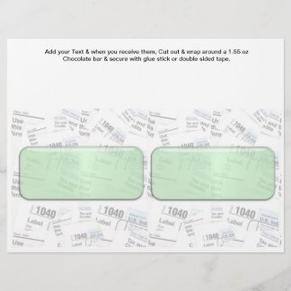 Skattetidskontra Anpassningsbarna Candy Pub Wrappe Reklamblad