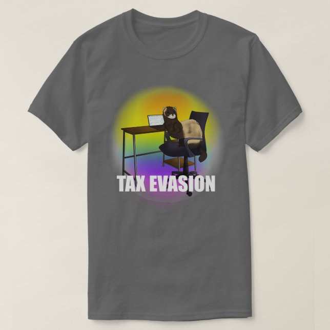 skatteundandragande  t shirt (Design framsida)