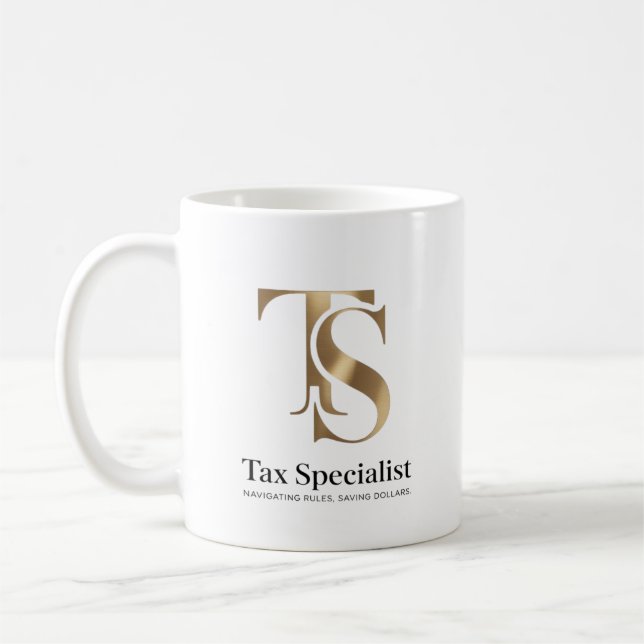 Skattexpert - Navigerar regler, sparar dollar. Kaffemugg (Vänster)