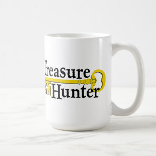 Skattjägare med guldnyckeln kaffemugg