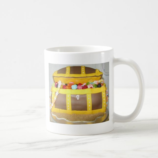 Skattkista tårta kaffemugg (Höger)