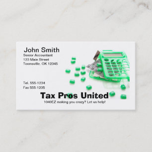 Skattprofessionell - revisor - CPA-visitkort Visitkort
