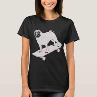 Skattrande pug t shirt
