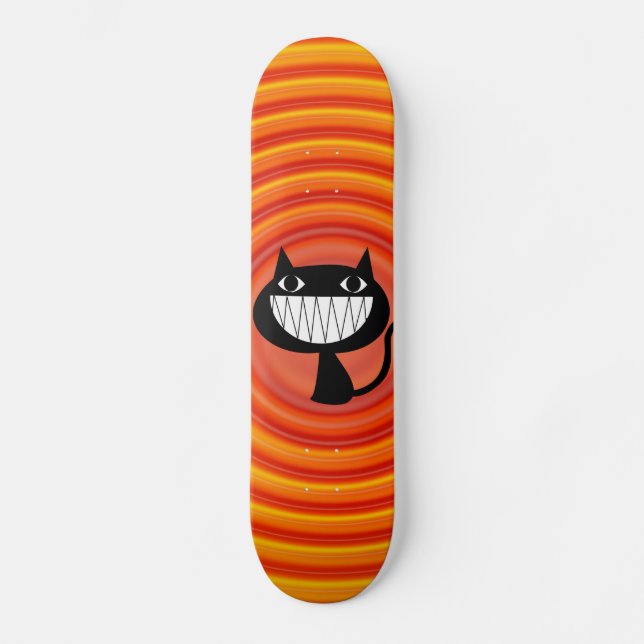 Skattskivor av katter skateboard bräda 20,5 cm (Framsida)