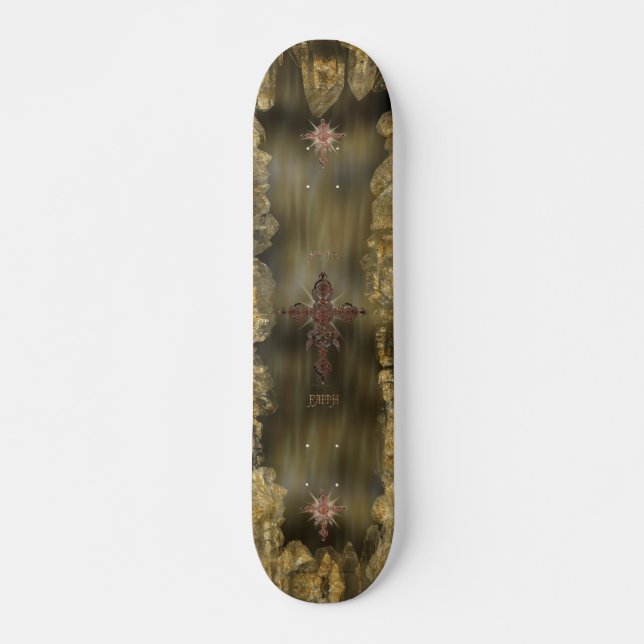 Skattskivor från Rust Kor Skateboard Bräda 21,5 Cm (Framsida)