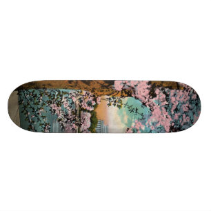 Skattstyrelsen för Cherry Blommars Skate Skateboard Bräda 21,5 Cm