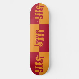 Skattstyrelser i KÄRLEK Life Mini Skateboard Bräda 18,5 Cm