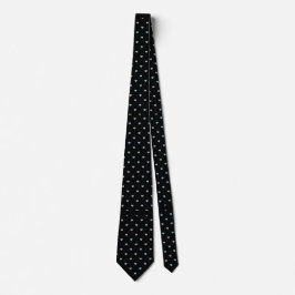 Skaymarts Black Färg Blue Hearty Design Neck Tie Slips