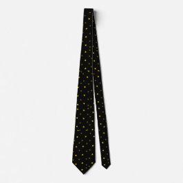 Skaymarts Black Färg Golden Star Neck Tie Slips