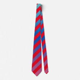 Skaymarts design Blue Red Färg Neck Tie Slips