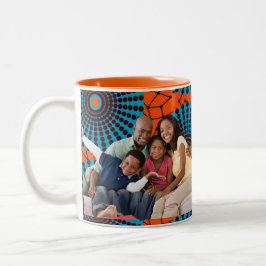 SKAYMARTS | Foto av familjen African Vax Design Mu Två-Tonad Mugg